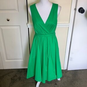NWT Anthropologie Exclusive Collette Dinnigan Green Cotton/Lace  Dress Size 2